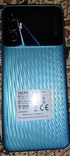 Tecno spark 8 pro sealed water pack box pta approved just used home. 0