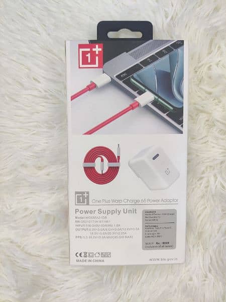 OnePlus 65W Warp Charger - Original & Fast Charging (oneplus mobiles) 1