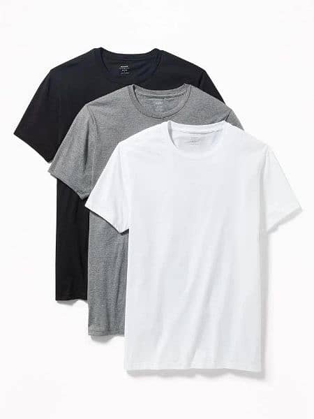 3 PC's Men's Cotton T shirt 0