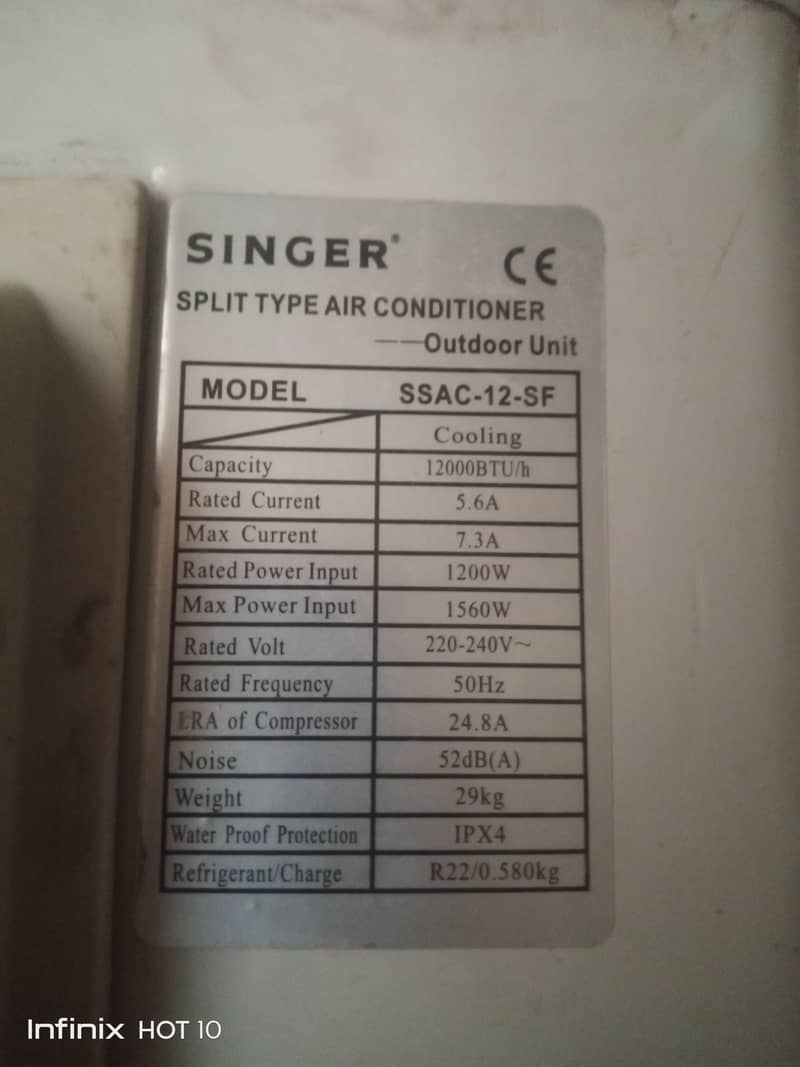 SINGER SPLIT AC - 1 TON [Non Inverter] > Just Rs. 30,000/- 3