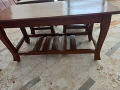 Solid Wooden Centre Table set 3 pcs only call / whatsapp