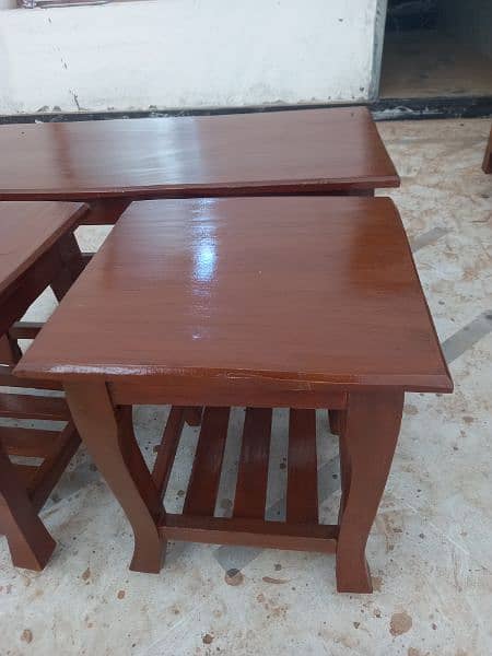 Solid Wooden Centre Table set 3 pcs only call / whatsapp 1