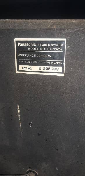 Panasonic Japanese Speakers in good condition 4