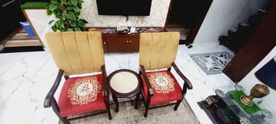 chairs and table pair