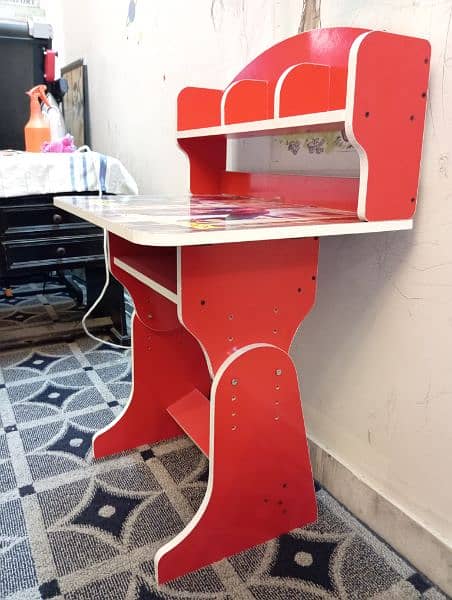 Spiderman themed Cupboard and Study table for kids 6