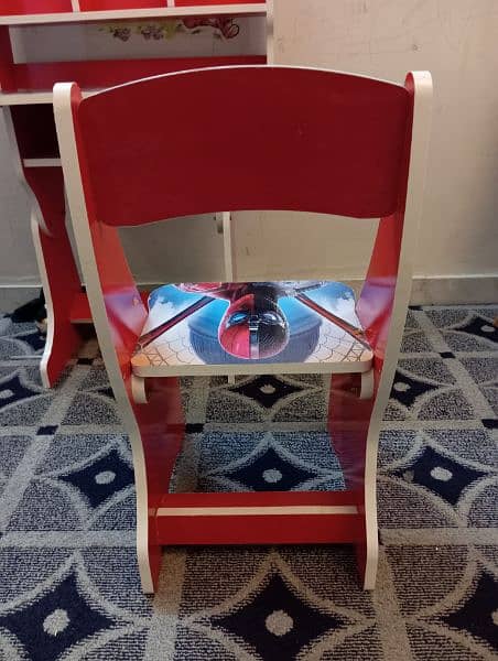 Spiderman themed Cupboard and Study table for kids 9