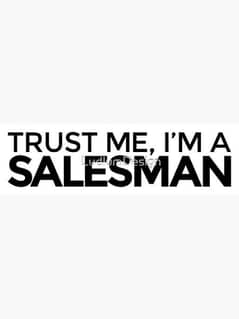 I need saleman Job 03275332620whtsapp