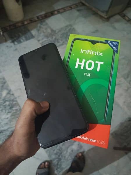 Infinix hot 10 play 4/64 exchange possible 2