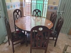 6 seater dining table