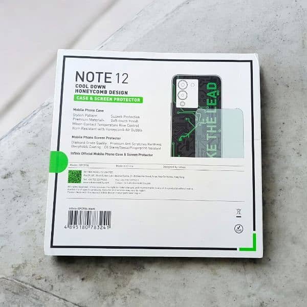 Infinix Note 12 Case and Protector 0