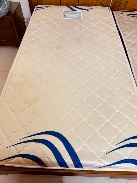 2 x Single Bed Diamond Foam Mattresses - Great Price! 0