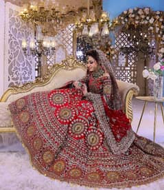 bridal wedding kashees dress