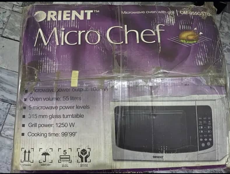 Orient micro wave oven 55 litters with grill 3