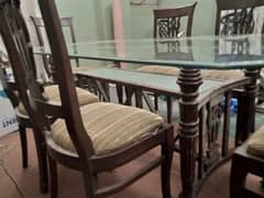 6 chairs dining table 0