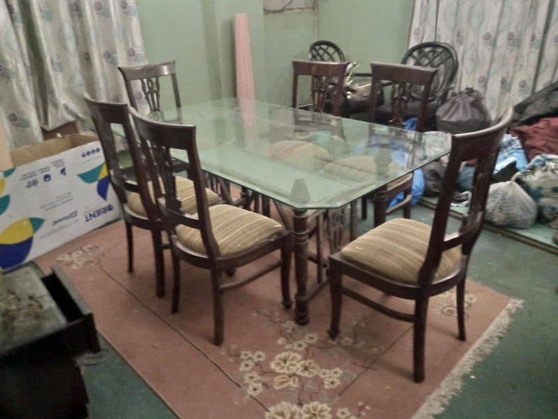 6 chairs dining table 1