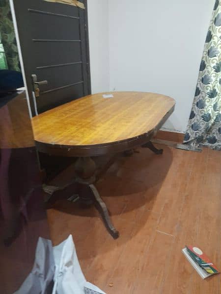 wooden dining table 1