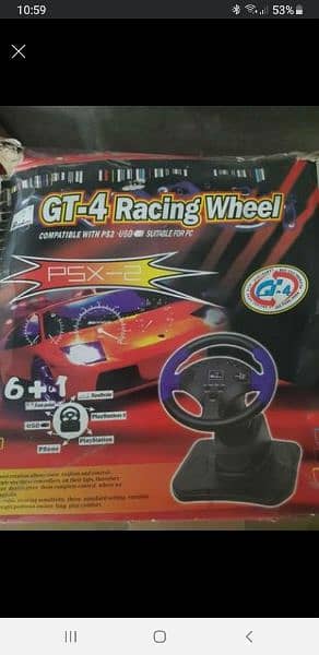 GT/4 Racing Steering wheel FOR PC / PS 0