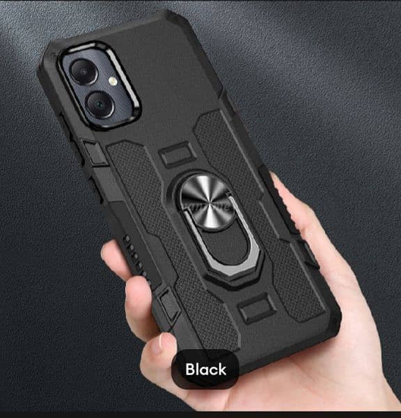 Samsung a05 Armor case Hybrid Shock proof Dual layer with ring stand 5