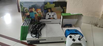 xbox one s with dual controller for sale