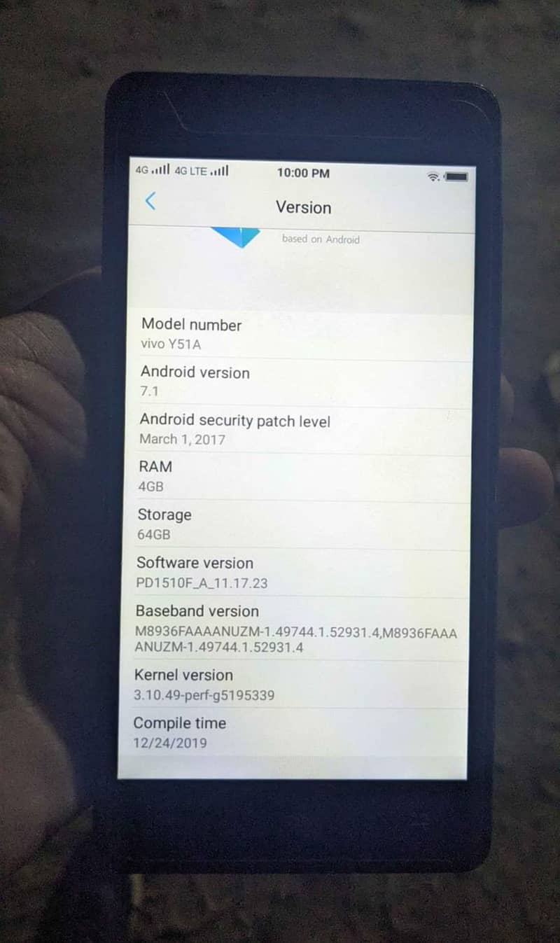 Vivo Y51A Dual Sim PTA Approved 1