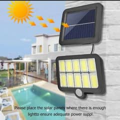 Spilt Solar powered outdoor wall lights