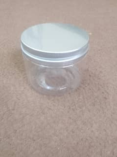 clear plastic straight jar imported    500ml 0