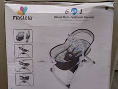 Mastela  6 in 1 Multi-Functional  Bassinet – Grey