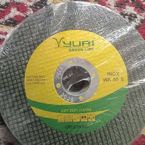 cutting disc 5 inch green for sale 1