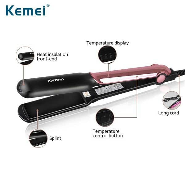 Hair straightener curling iron 5