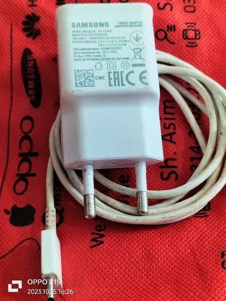 Samsung a53 charger original box wala 03129572280 0