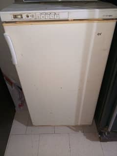 single door old freezer