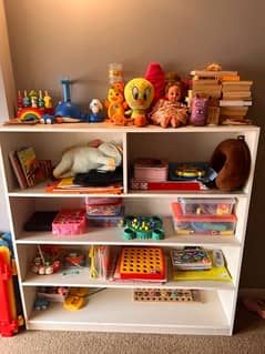 toy rack wooden