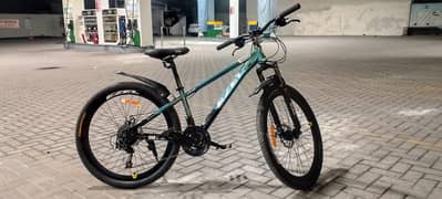 Premium Cycle | Aluminium Frame with front shocks and dual disk brake