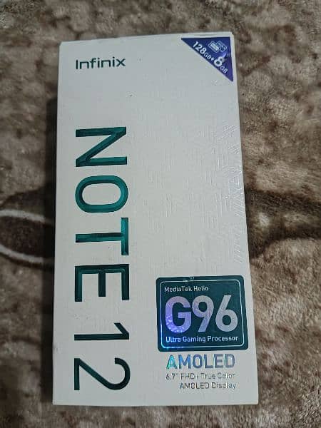 Infinix note 12 8/128gb 10/10 Home Used. 0