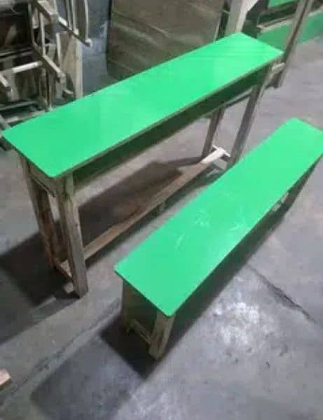 Student desk bench | Bench set | School | College | Different color 6