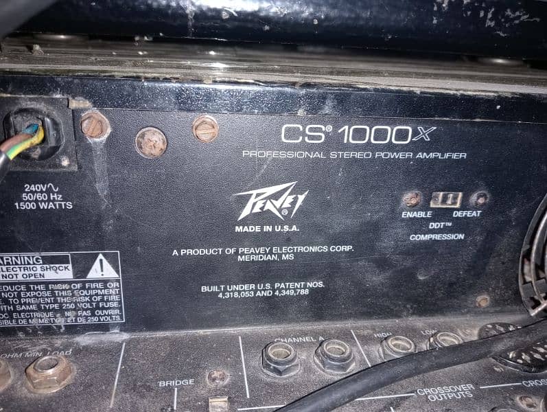 Peavey CS1000 Power Amp 4