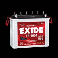 Exide 3500 tall Tubular Battery 0