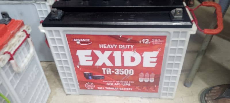 Exide 3500 tall Tubular Battery 1