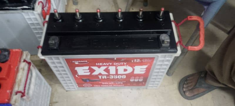 Exide 3500 tall Tubular Battery 3