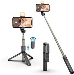 4 in1 Wireless Selfie Stick with Bluetooth Remote 0