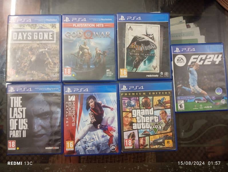 PS4 & PS5 Games used Condition 10/10 1