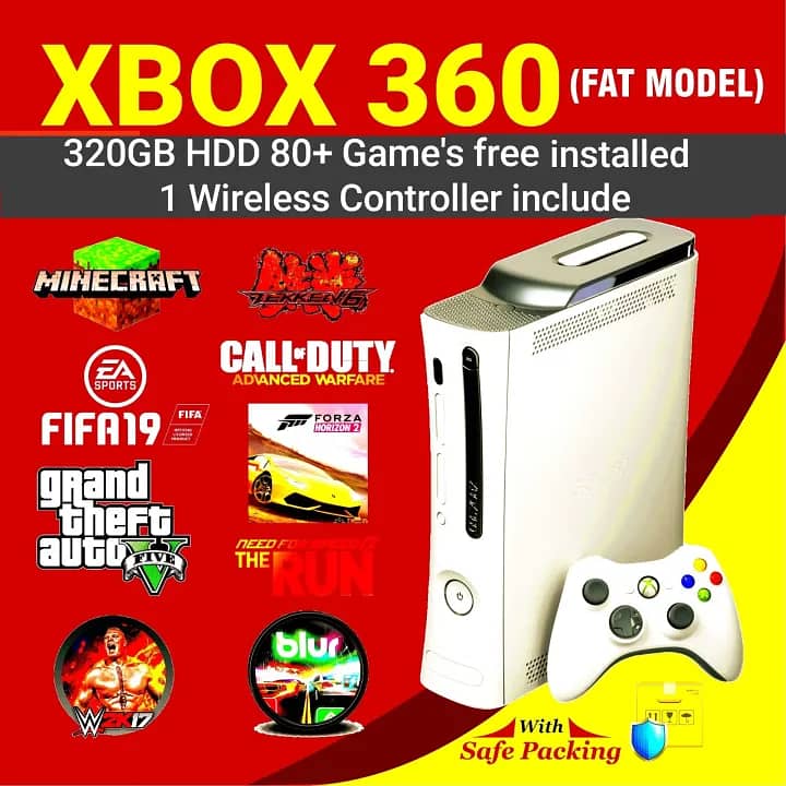 xbox 360 jtag 320gb 82 games preinstalled 0