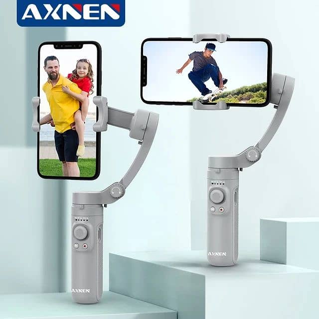 AXNEN HQ3 3-Axis Foldable Smartphone Handheld Gimbal 0