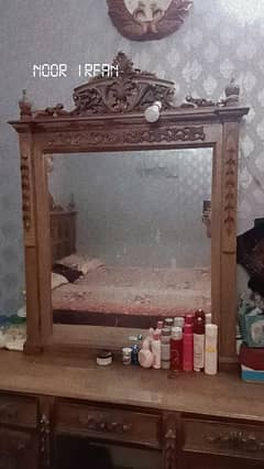 dressing table chinioti heavy wood condition 10/9just need polish