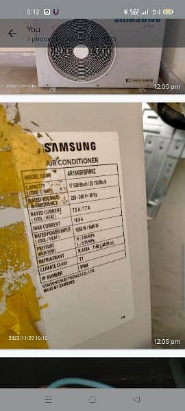 Samsung invortor ac 0