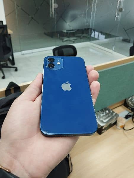 iphone 12 64 gb blue color 2