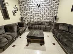 7 seater sofa set with center table