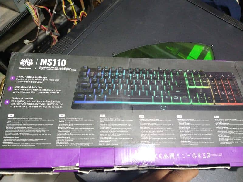 Tecware Phantom 104 keys mechanical gaming rgb keyboard with mouse 10