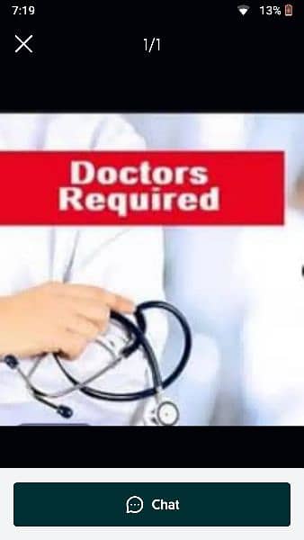 need a mbbs doctor 0