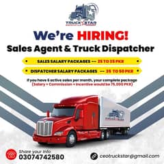 Truck Dispatch Need Sales Agent